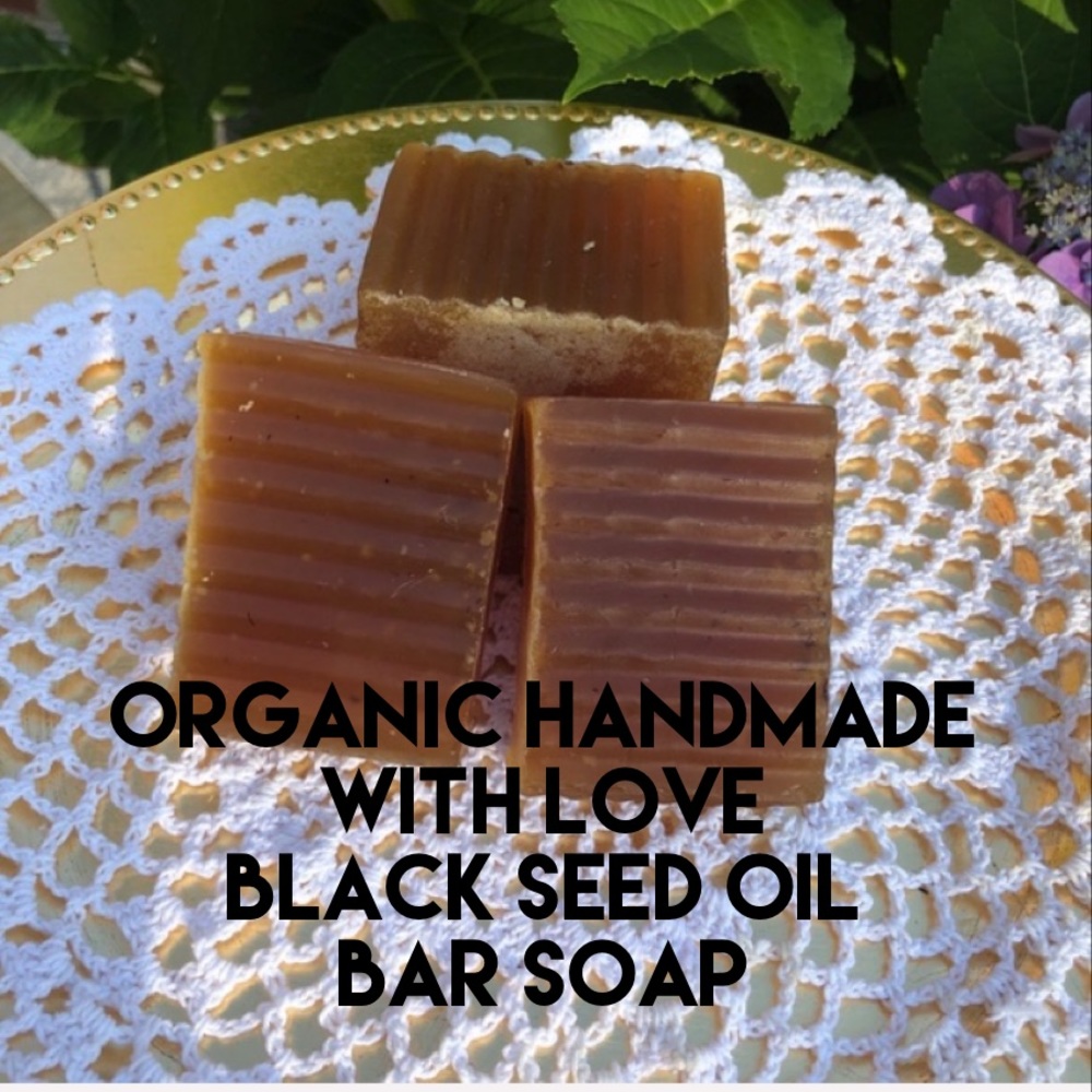 3/$25 Black Seed Oil Organic Handmade with Love Soap